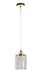Modern black ceiling light fixture with linear light sources, side view.
