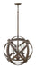 A traditional outdoor wall lantern with a bronze finish and clear seeded glass.