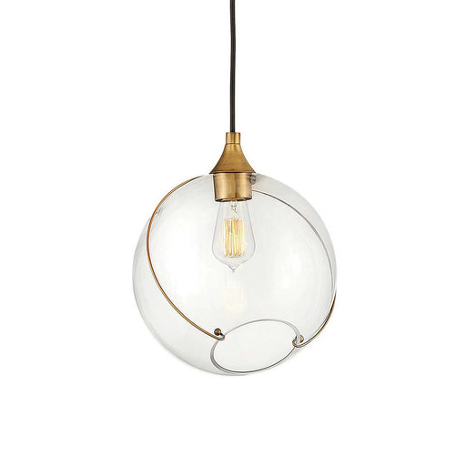 Heritage bronze wall light with a decorative arm and an exposed bulb.