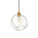 Heritage bronze wall light with a decorative arm and an exposed bulb.