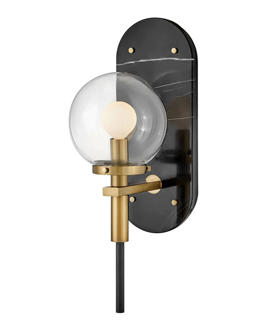 A modern linear LED light bar in a black finish.