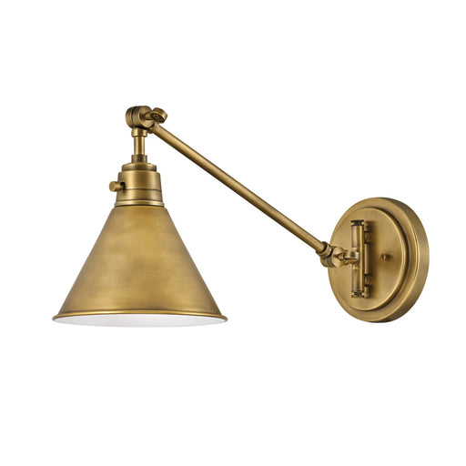 Heritage bronze cylindrical pendant light, without cord.