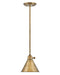 Heritage bronze outdoor lantern with clear glass panels and a decorative top.