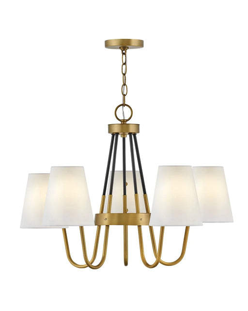 Heritage bronze outdoor post lantern with a traditional multi-tiered design and clear seeded glass panels.