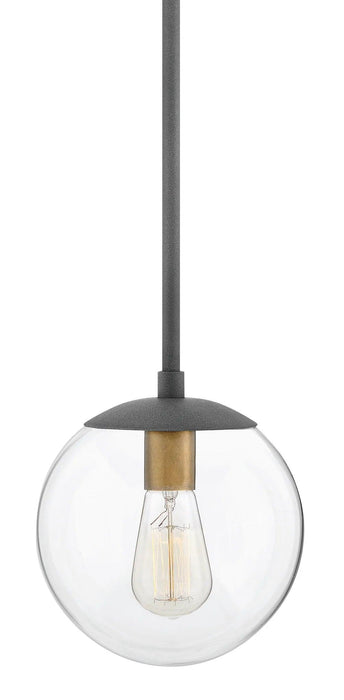 Distressed zinc outdoor wall lantern with a traditional design and clear seeded glass, cropped view.