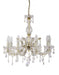 Modern black linear chandelier with multiple exposed bulbs and a rectangular frame, side view.