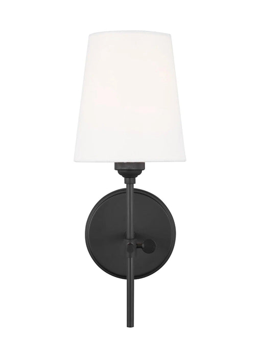 Modern cylindrical brushed nickel ceiling light with a white interior.