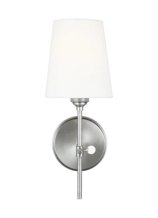 Modern cylindrical gold ceiling light with a white interior.