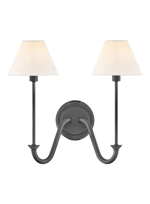 A modern rectangular wall light with a frosted glass diffuser and black trim.