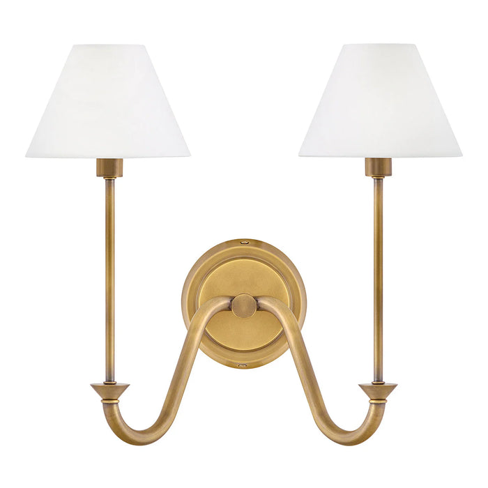 A side view of a dark bronze modern wall light with a frosted glass panel.