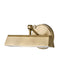 Heritage bronze linear chandelier with multiple exposed bulbs, angled view.