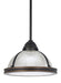 Modern ceiling fan with five blades and an integrated light in a dark bronze finish.