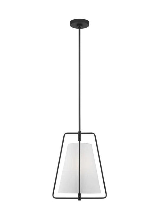 Brushed nickel flush mount ceiling light with a circular frame and an alabaster glass diffuser.