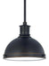 Modern ceiling fan with three blades and an integrated light in a dark bronze finish.