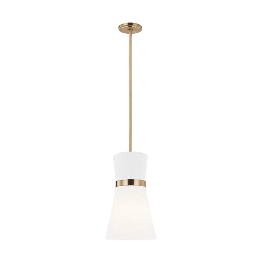 Modern black and gold linear ceiling light.