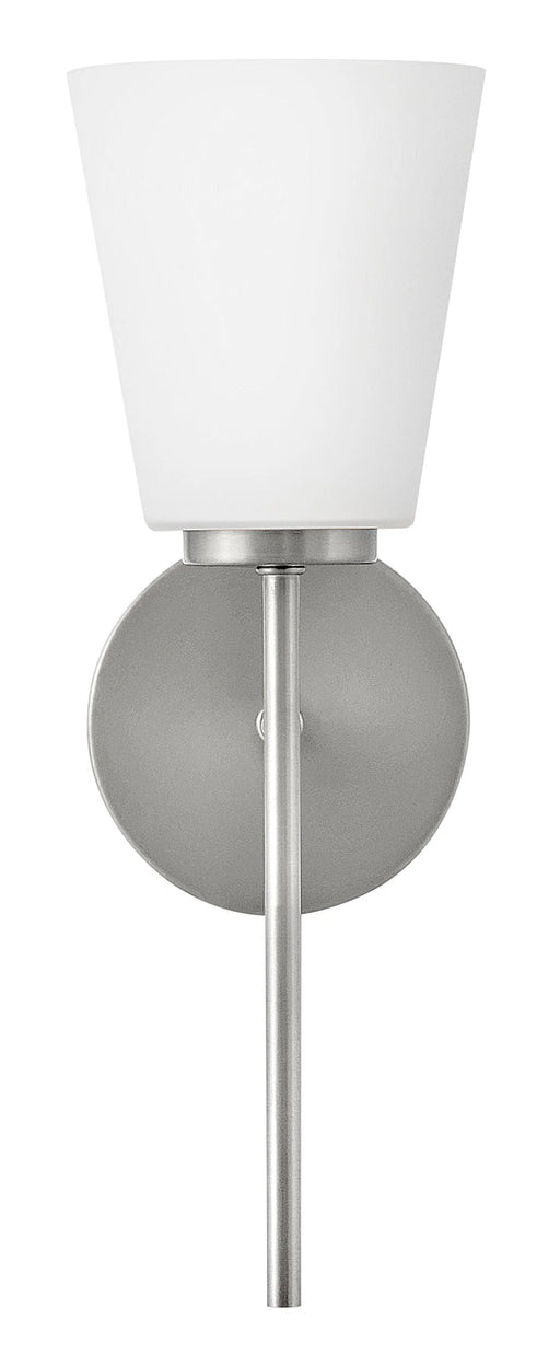 A modern outdoor wall lantern with a bronze finish and clear glass panels featuring a rectangular design.