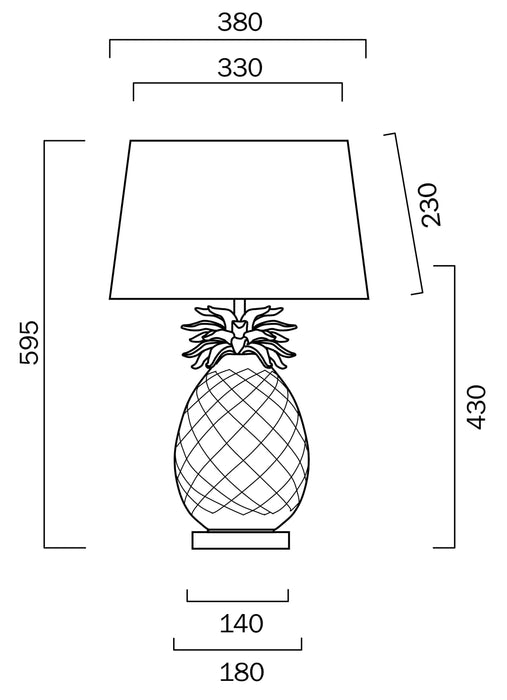 ANANAS TABLE LAMP LIGHTING