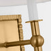 A close-up of a modern black circular flush mount light.