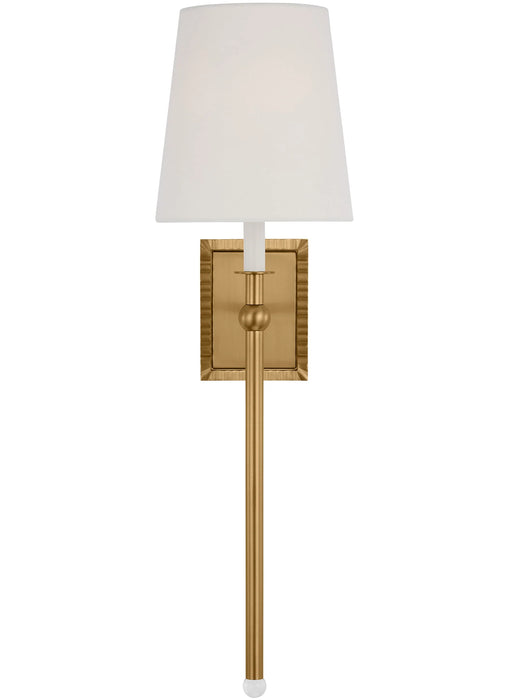 A modern circular flush mount ceiling light with a white diffuser and a thin black trim.