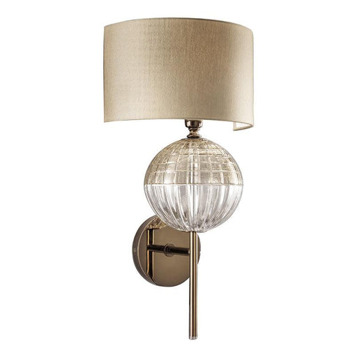 Large, modern wall sconce with a rectangular, metallic frame and a central light bar.