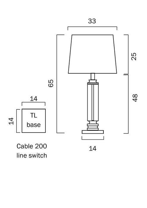 DORCEL TABLE LAMP
