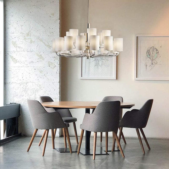 Large, modern wall sconce with a rectangular, metallic frame, angled view.