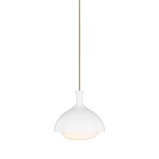Distressed black and matte white modern cylindrical pendant light, cropped view.