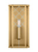 A modern flush mount ceiling light with a wide circular design and a brushed steel finish.