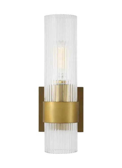 Distressed black and brass modern cylindrical ceiling light with a white interior.