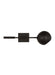 A rectangular outdoor wall light with a geometric grid design in an aged iron finish.