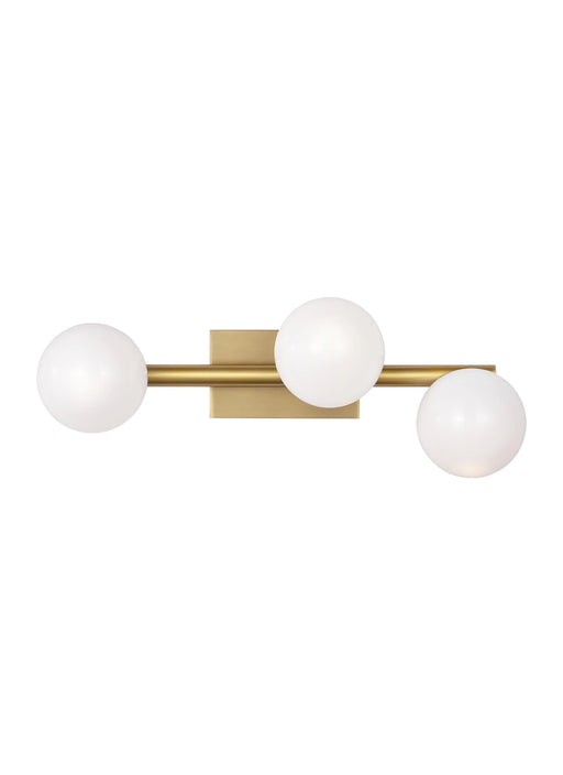 A small square modern wall light with a frosted glass diffuser and a brushed steel trim.