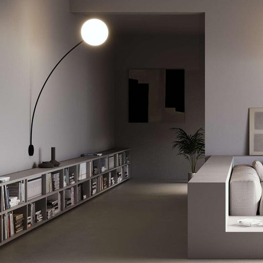 Large, modern wall sconce with a rectangular, metallic frame and a central light bar.