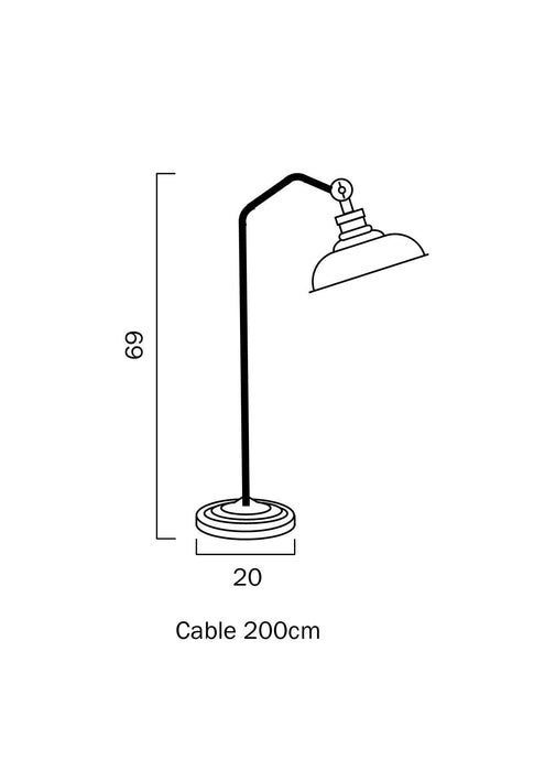 HERTEL TABLE LAMP