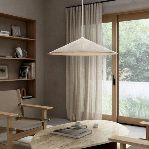 Large rectangular wall mirror with a thick, dark wood frame.