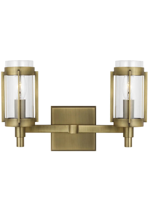 A modern semi-flush mount ceiling light with layered circular rings in a distressed white bronze finish and a white diffuser.