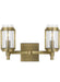A modern semi-flush mount ceiling light with layered circular rings in a distressed white bronze finish and a white diffuser.