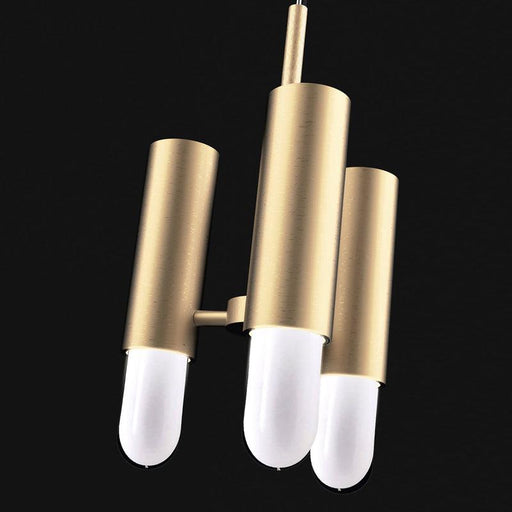 Large, modern wall sconce with a rectangular, metallic frame, side view.