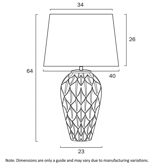 MADRID CERAMIC TABLE LAMP
