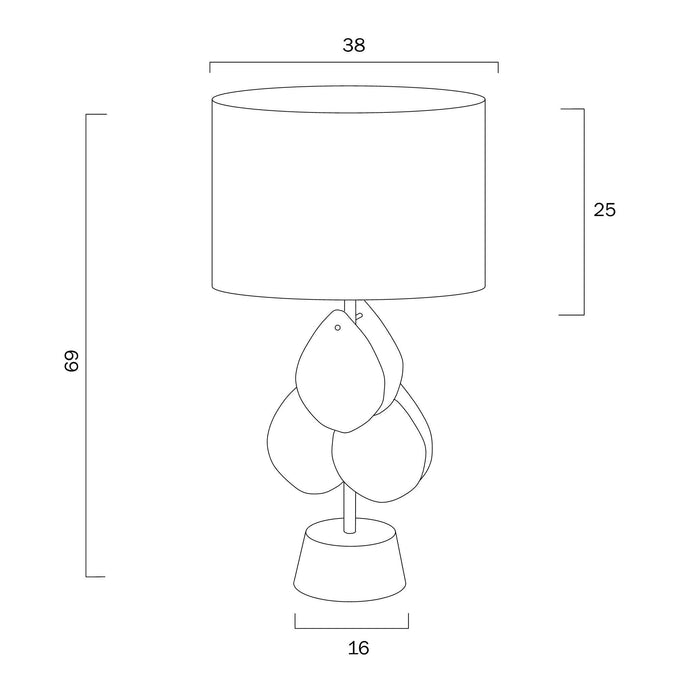 MELANIA TABLE LAMP