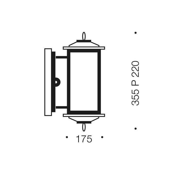 NEVIN EXTERIOR WALL LIGHT