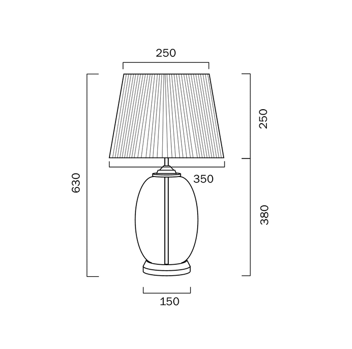 PERLA TABLE LAMP