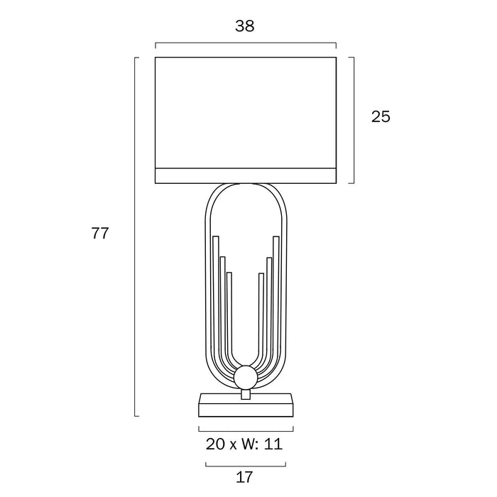 ROLDAN TABLE LAMP