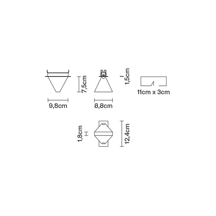 TRIPLA CEILING LIGHT F41