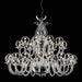 Large, modern wall sconce with a curved, metallic body and upward/downward light.