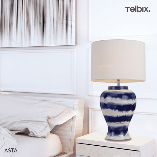 ASTA TABLE LAMP WHITE LIGHTING