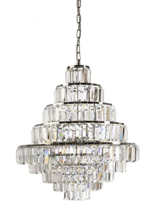 Modern bronze eight-light linear pendant with exposed spherical bulbs.