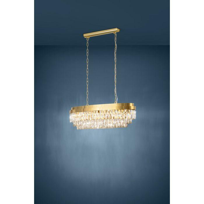 VALPARAISO 1 Crystal Pendant (Gold or Chrome) - 39494